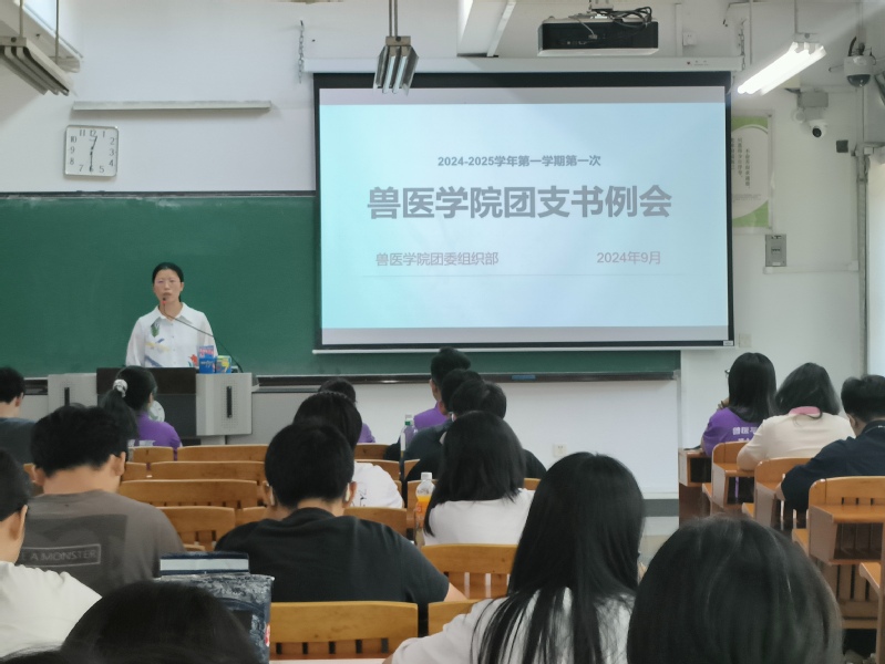 学院召开2024-2025学年第一学期第一次团支书会议